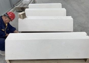 High Grade Fused Cast Kiln Refractory Bricks Customized Size For Glass Furnace